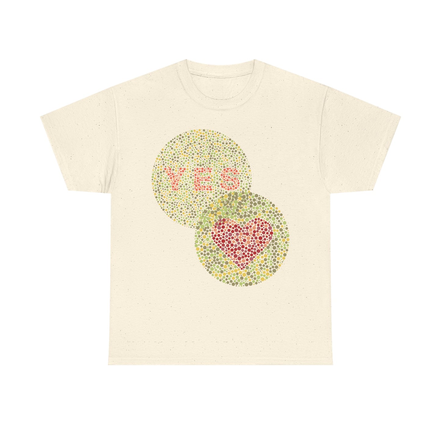 Yes Heart Unisex Heavy Cotton Tee - Affirmative Statement Shirt