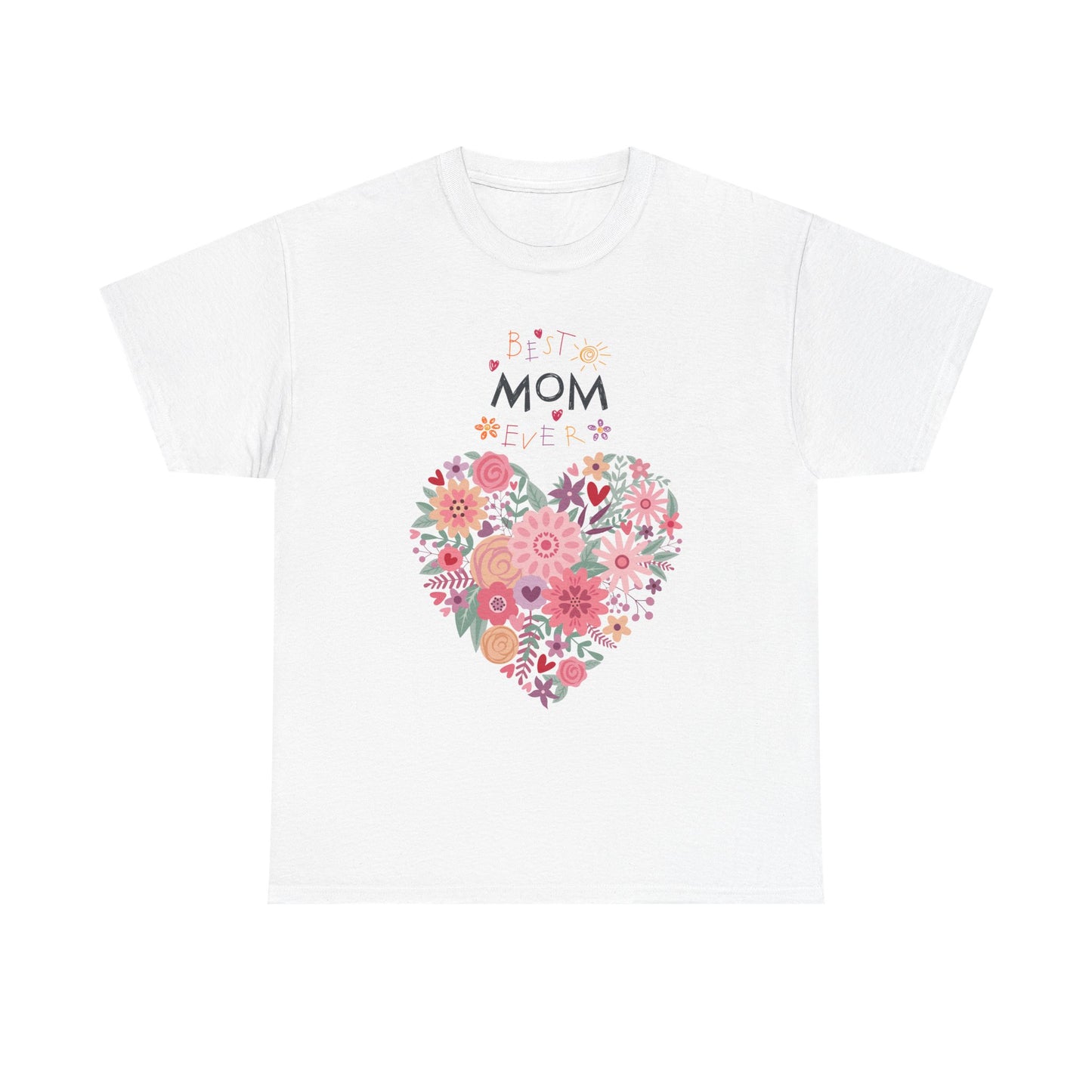 Best Mom Ever Women’s T-Shirt - Floral Apparel
