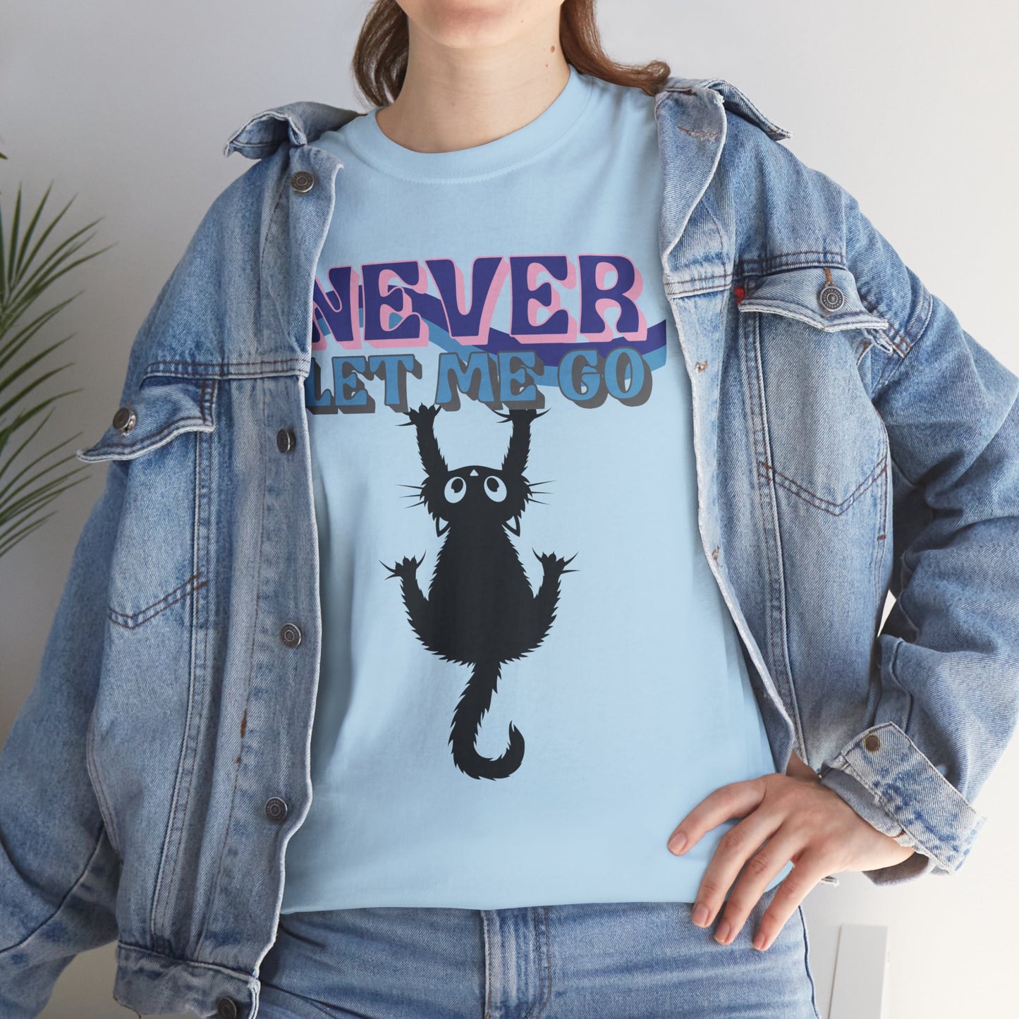 'Never Let Me Go' Cat Tee