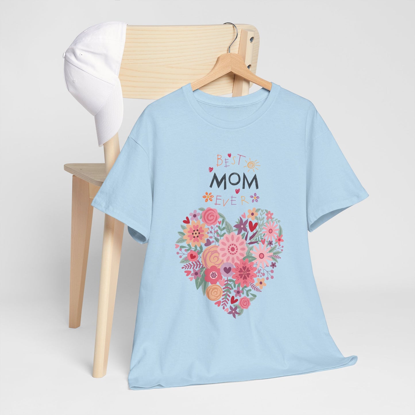 Best Mom Ever Women’s T-Shirt - Floral Apparel