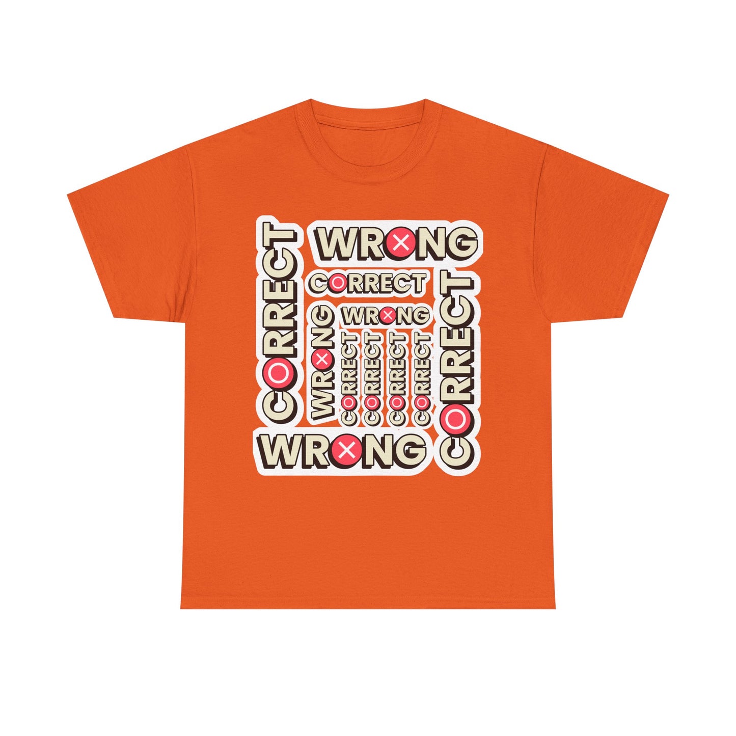 Correct vs. Wrong Unisex Heavy Cotton T-Shirt