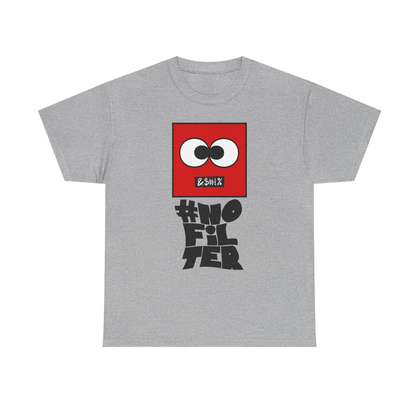 #NoFilter Unisex Casual Graphic T-Shirt