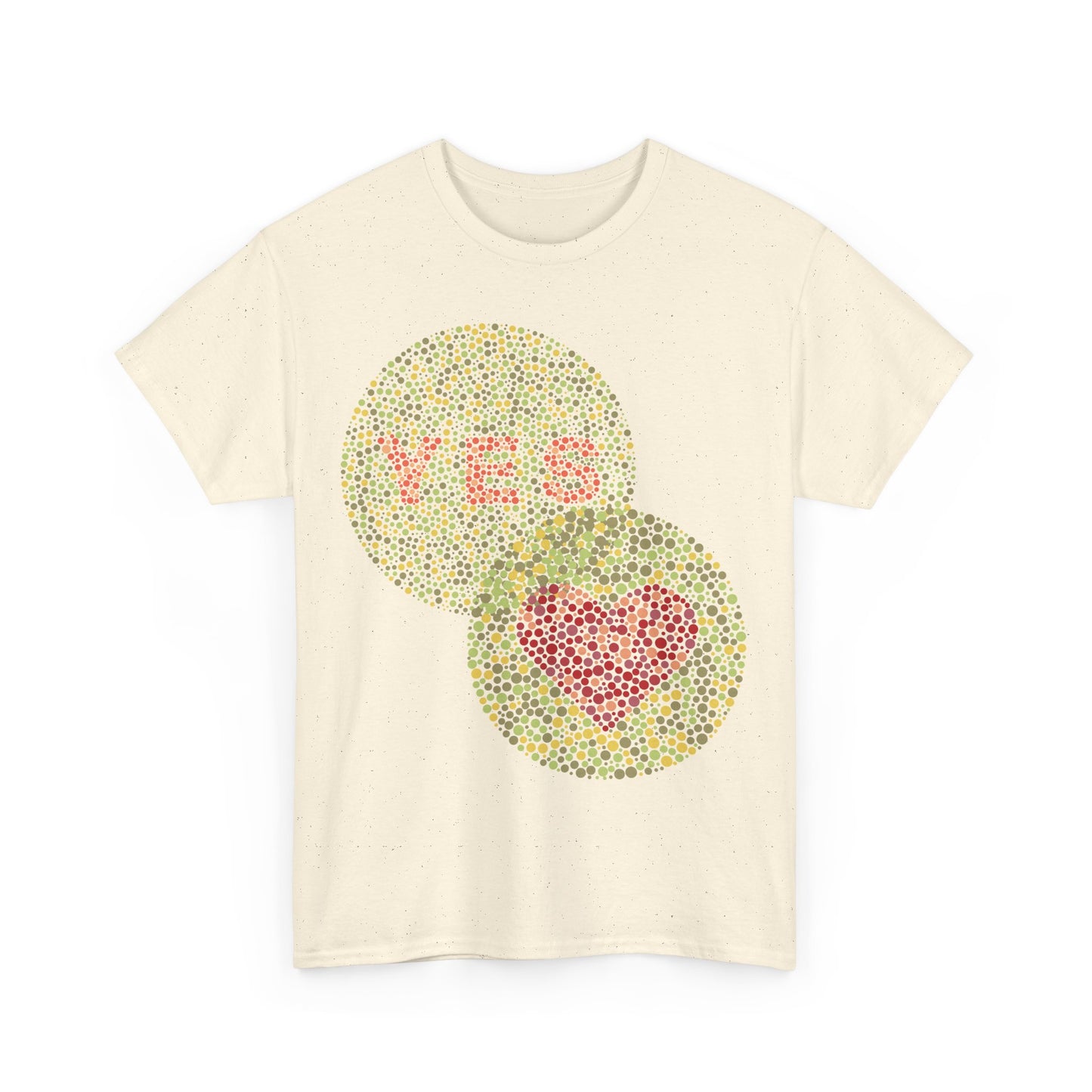 Yes Heart Unisex Heavy Cotton Tee - Affirmative Statement Shirt