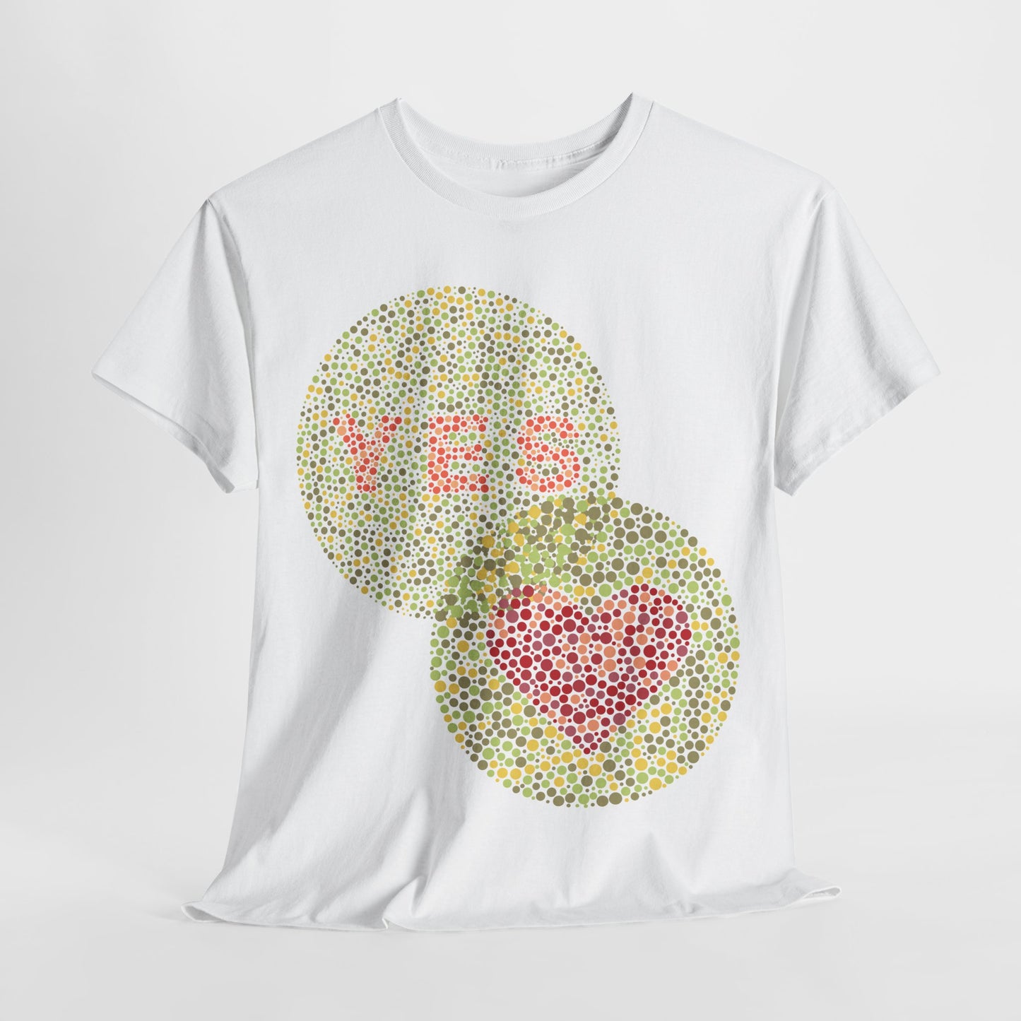 Yes Heart Unisex Heavy Cotton Tee - Affirmative Statement Shirt