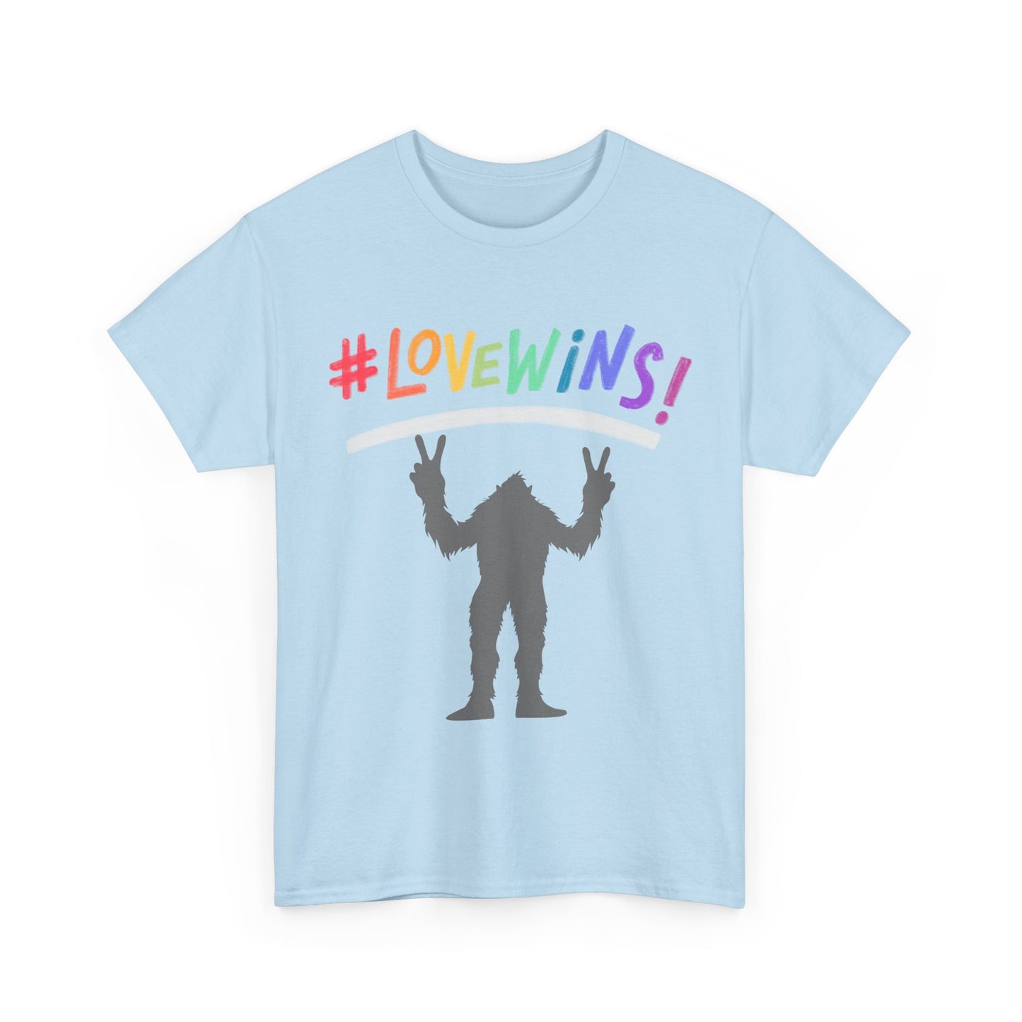 #LOVEWINS! Unisex Heavy Cotton Tee - Celebrate Love and Equality