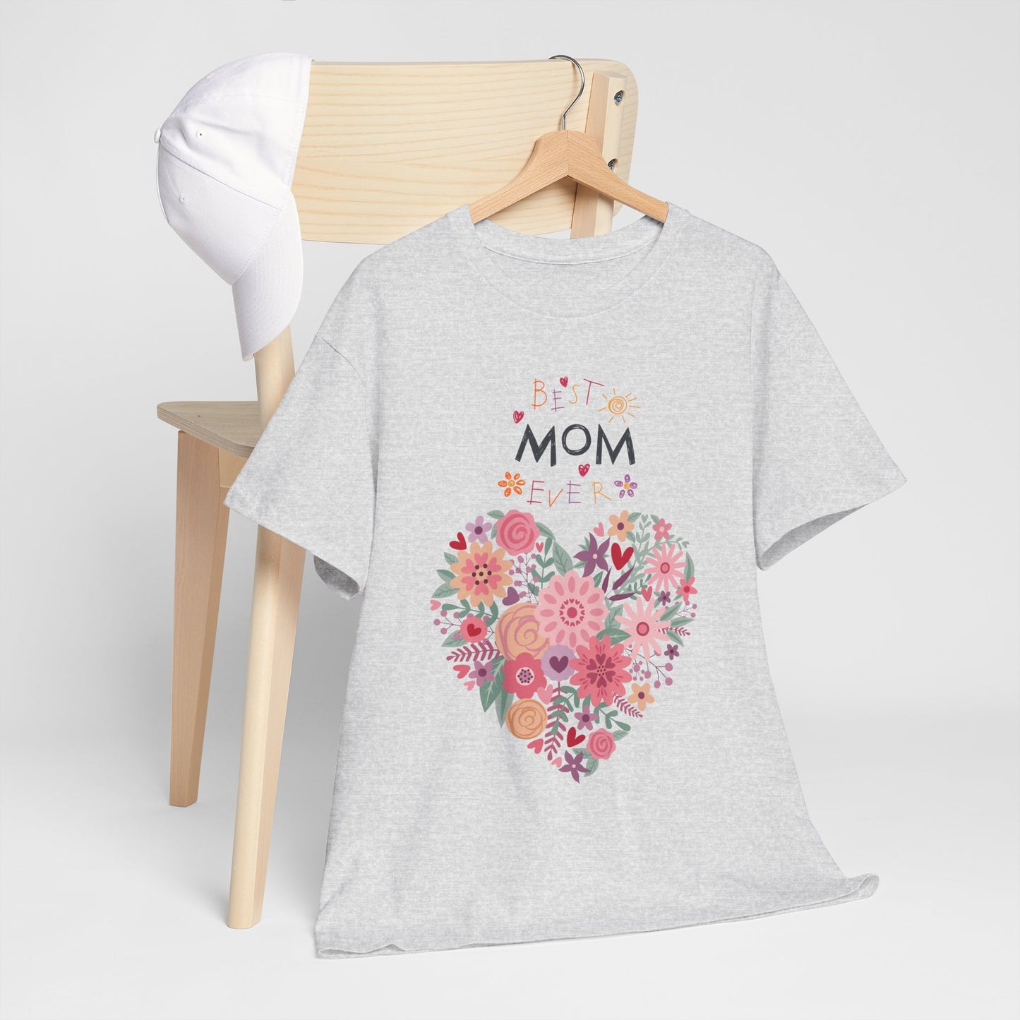 Best Mom Ever Women’s T-Shirt - Floral Apparel