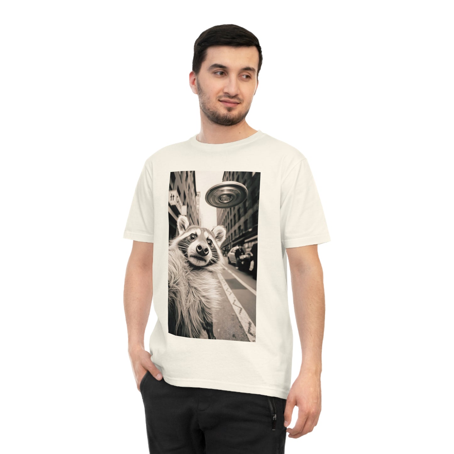 Raccoon in the accident Selfie - Unisex Classic Jersey T-shirt