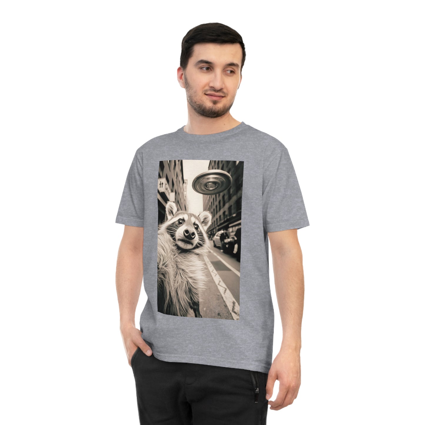 Raccoon in the accident Selfie - Unisex Classic Jersey T-shirt