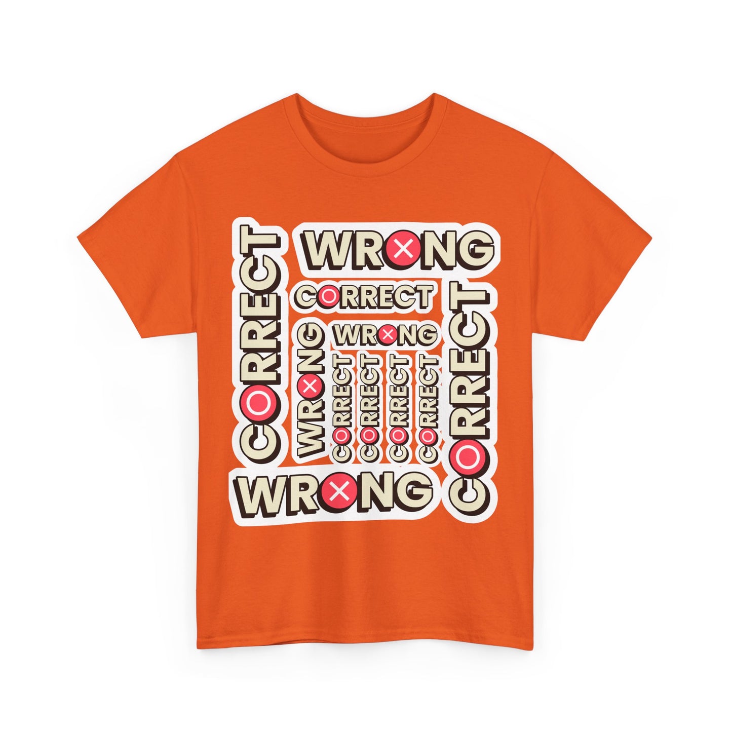 Correct vs. Wrong Unisex Heavy Cotton T-Shirt