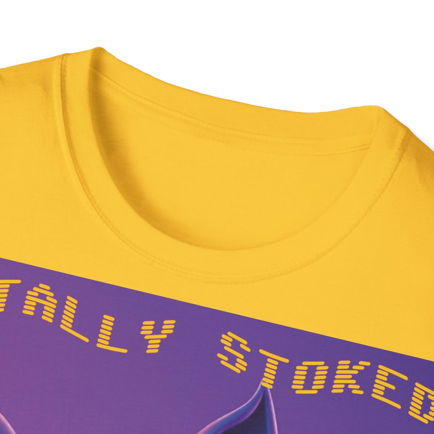Totally Stoked Rhino Unisex T-Shirt - Fun Graphic Tee for Animal Lovers