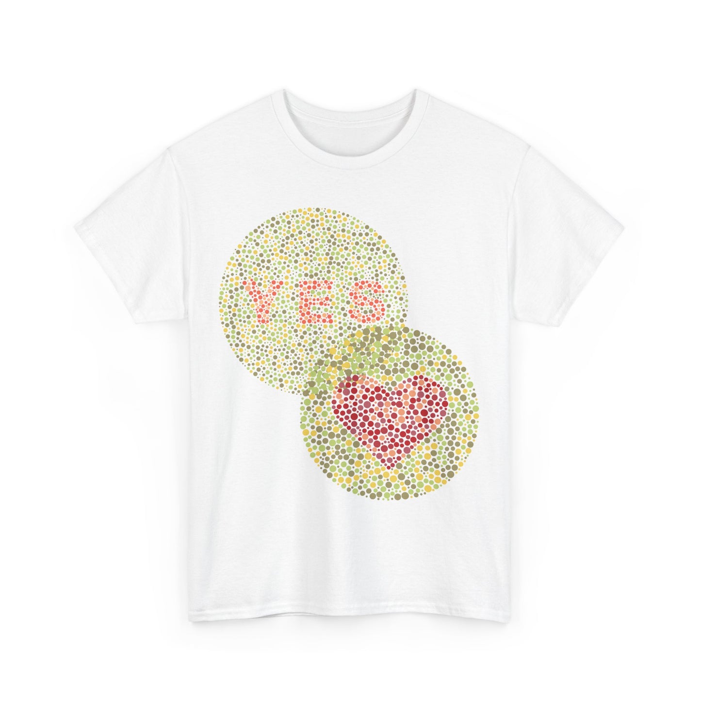Yes Heart Unisex Heavy Cotton Tee - Affirmative Statement Shirt