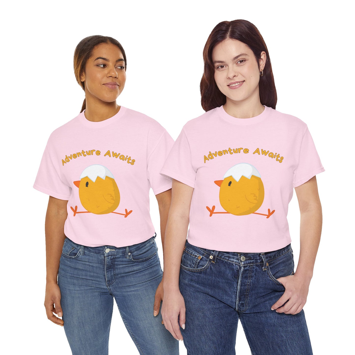 Adventure Awaits - Motivational Chick Tee