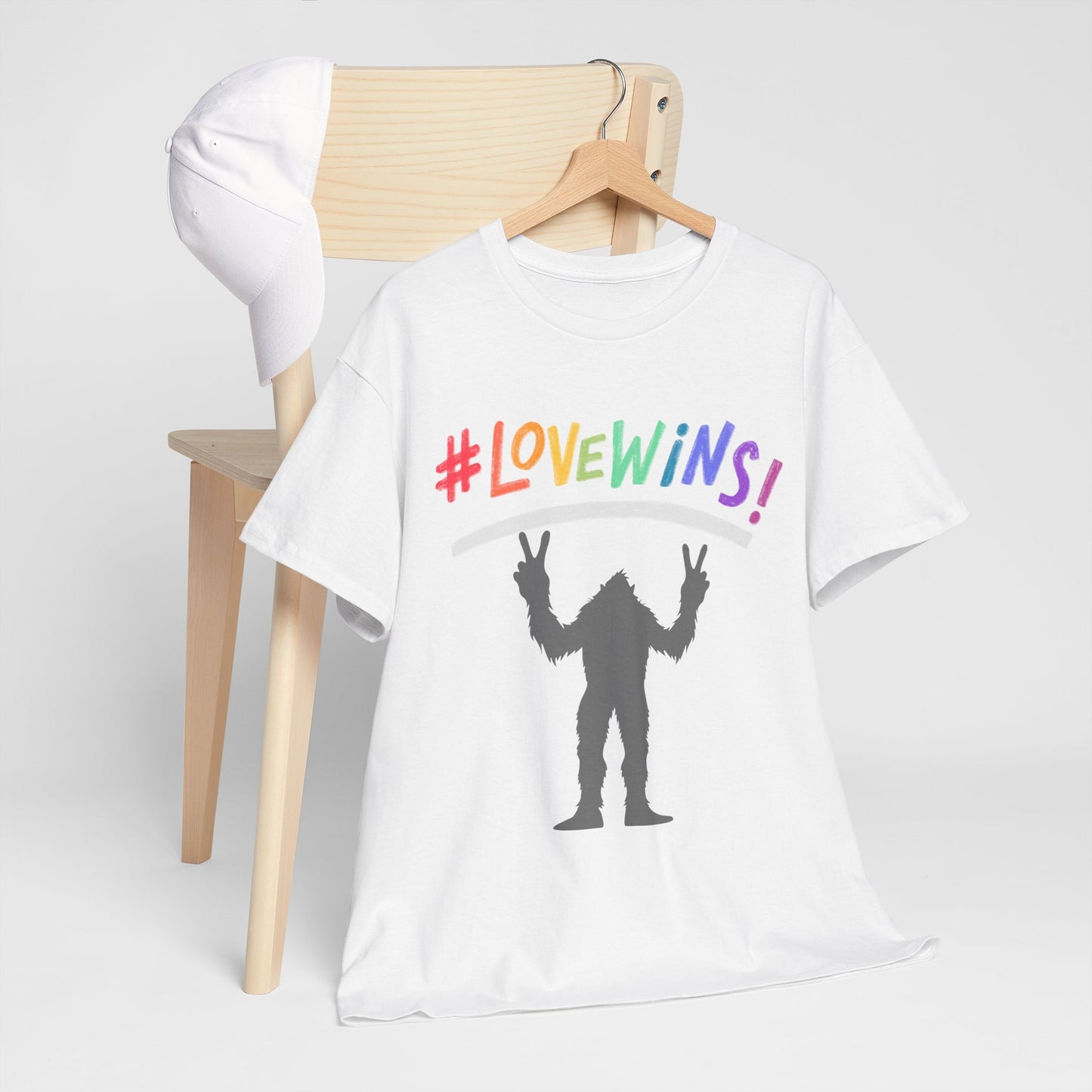 #LOVEWINS! Unisex Heavy Cotton Tee - Celebrate Love and Equality