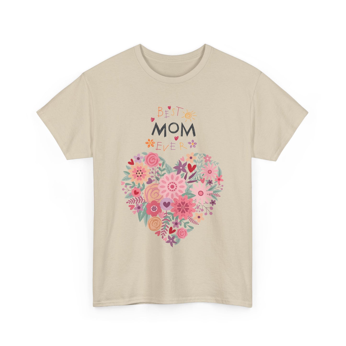 Best Mom Ever Women’s T-Shirt - Floral Apparel