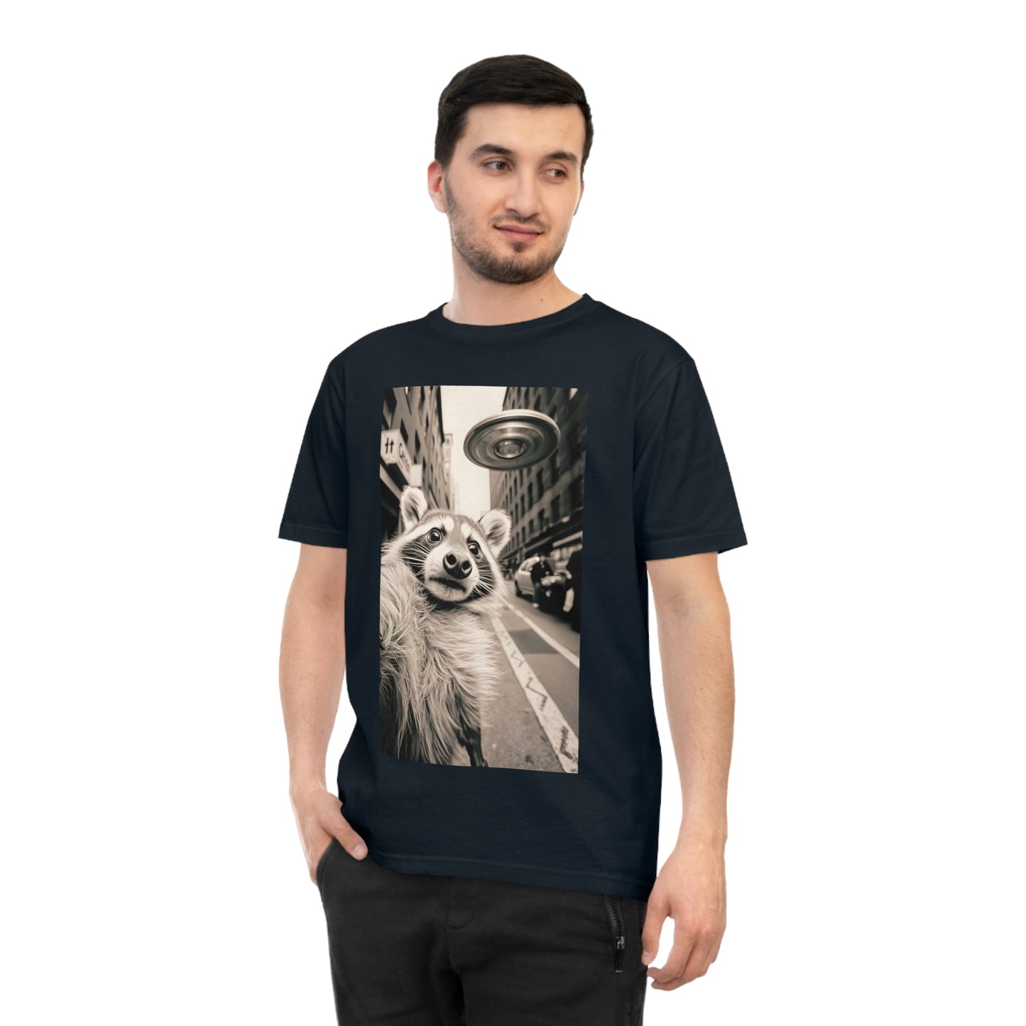 Raccoon in the accident Selfie - Unisex Classic Jersey T-shirt
