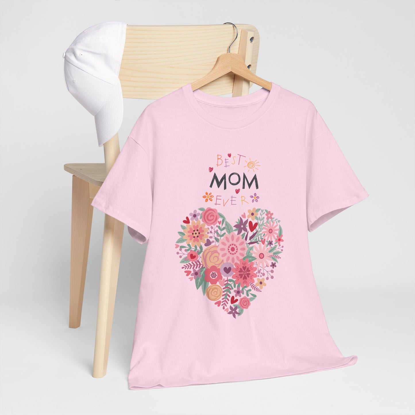 Best Mom Ever Women’s T-Shirt - Floral Apparel