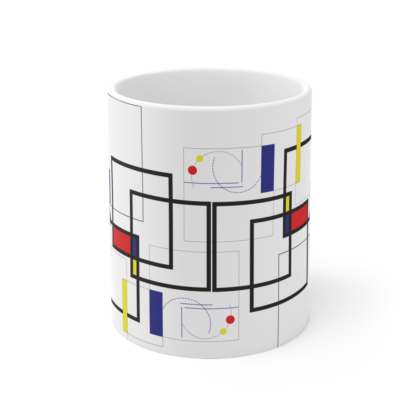 Art mug - 11oz & 15oz - Stylish Geometric Design