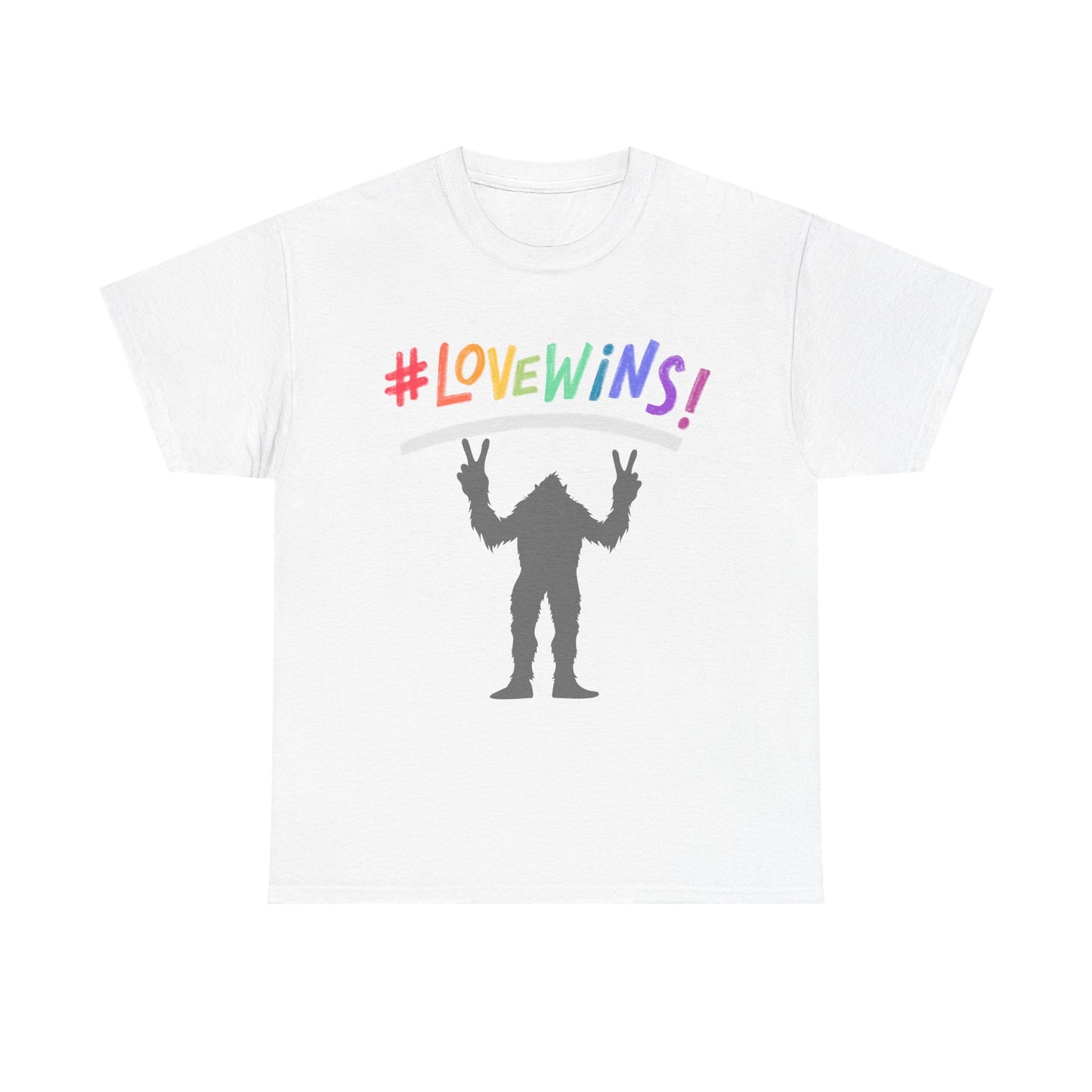 #LOVEWINS! Unisex Heavy Cotton Tee - Celebrate Love and Equality