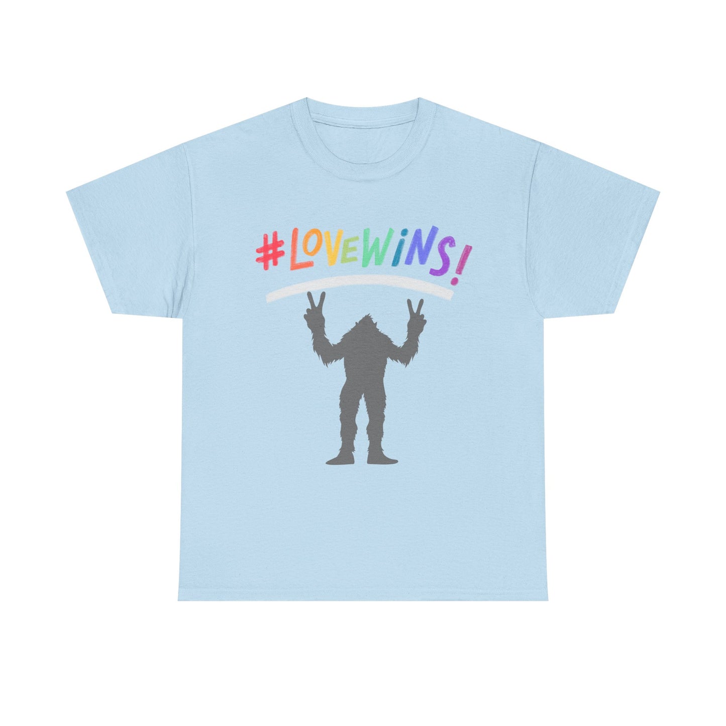 #LOVEWINS! Unisex Heavy Cotton Tee - Celebrate Love and Equality
