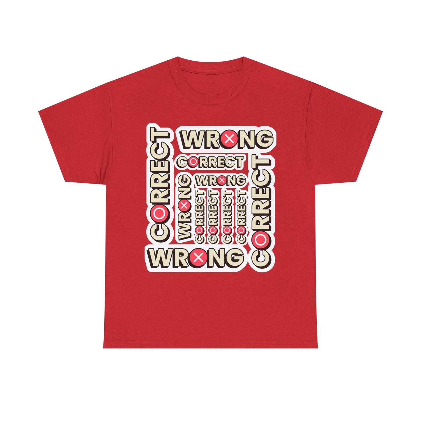 Correct vs. Wrong Unisex Heavy Cotton T-Shirt