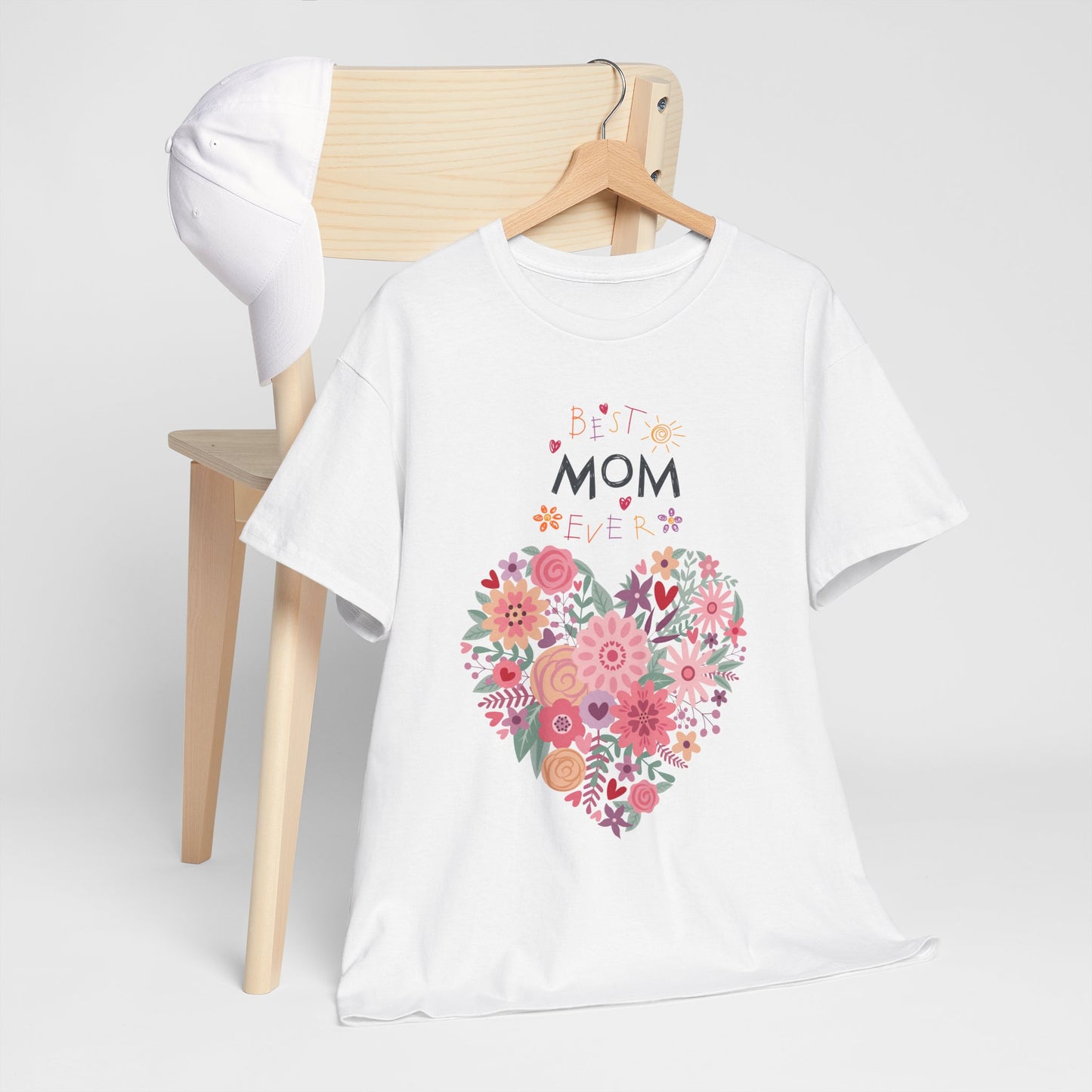 Best Mom Ever Women’s T-Shirt - Floral Apparel
