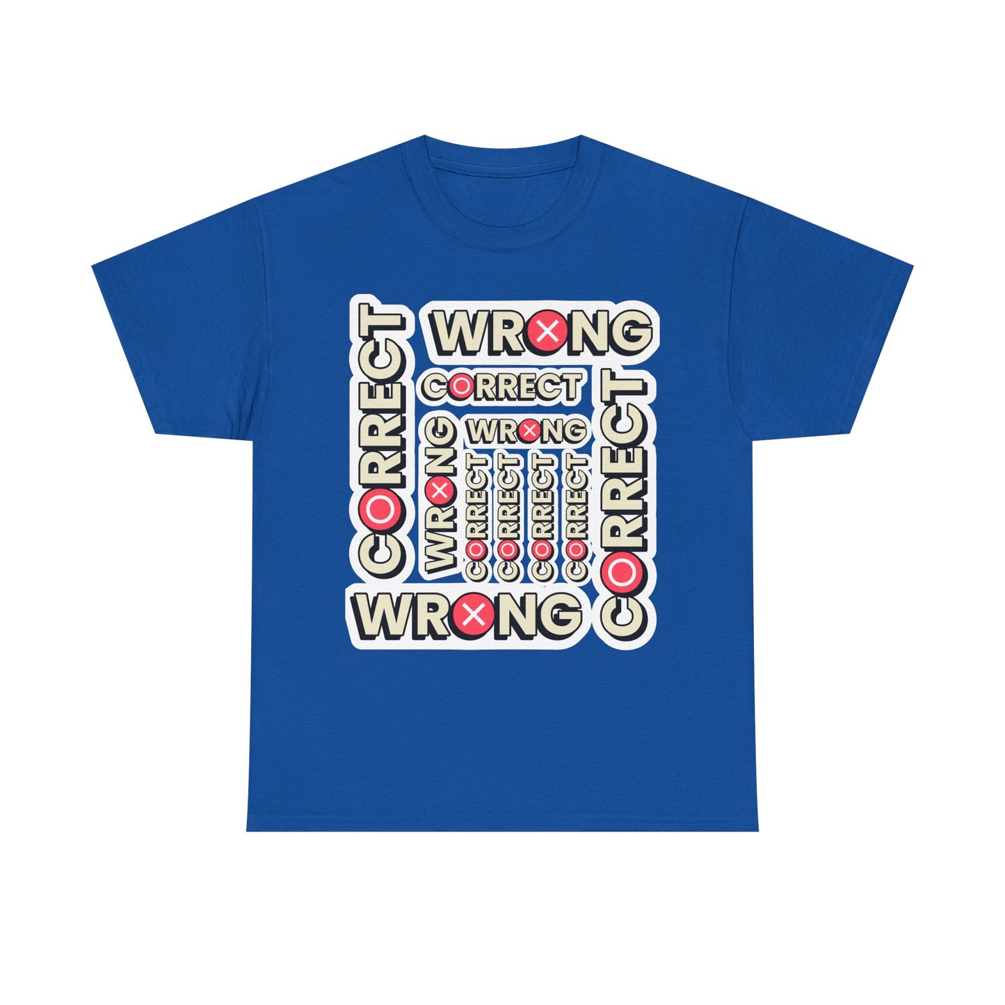 Correct vs. Wrong Unisex Heavy Cotton T-Shirt