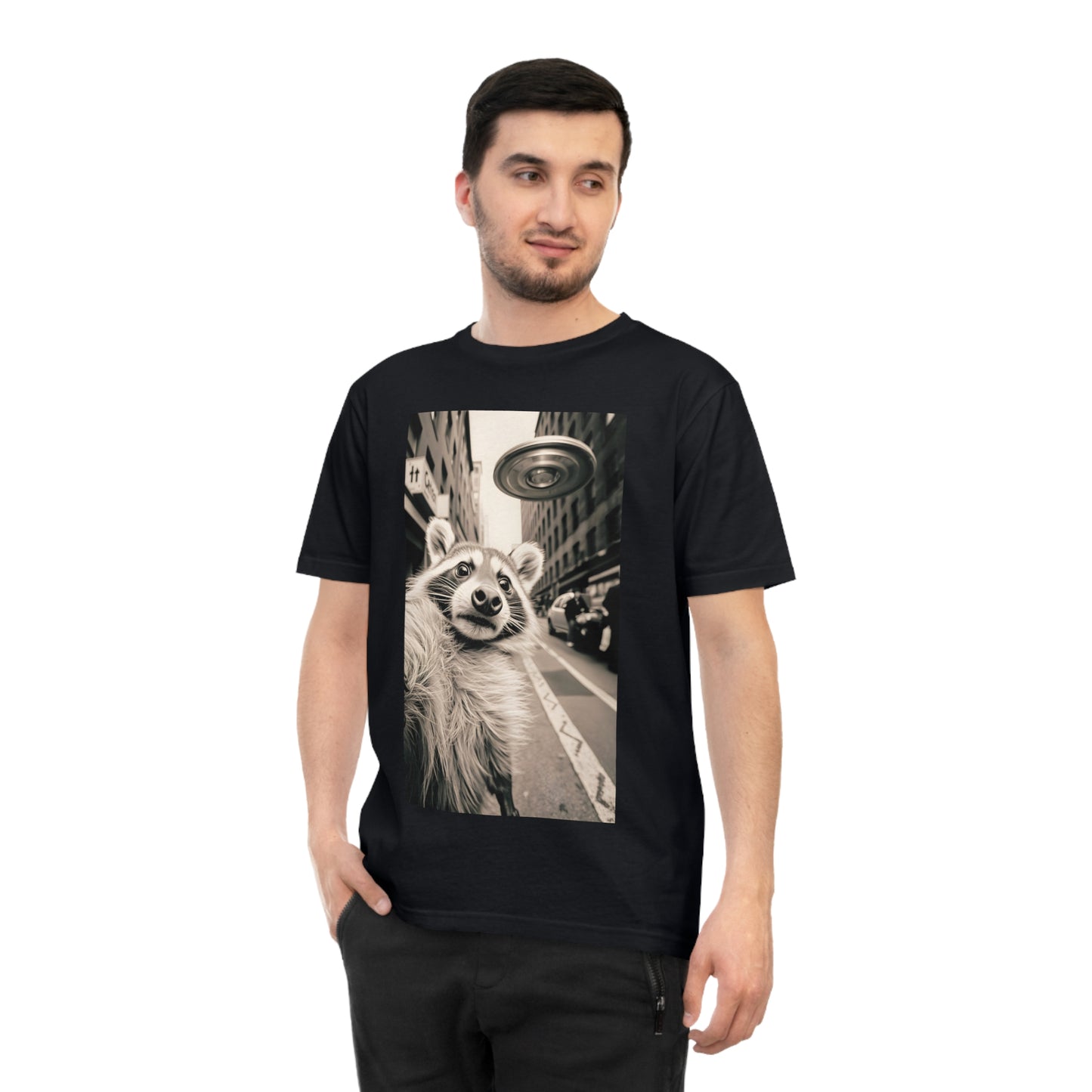 Raccoon in the accident Selfie - Unisex Classic Jersey T-shirt