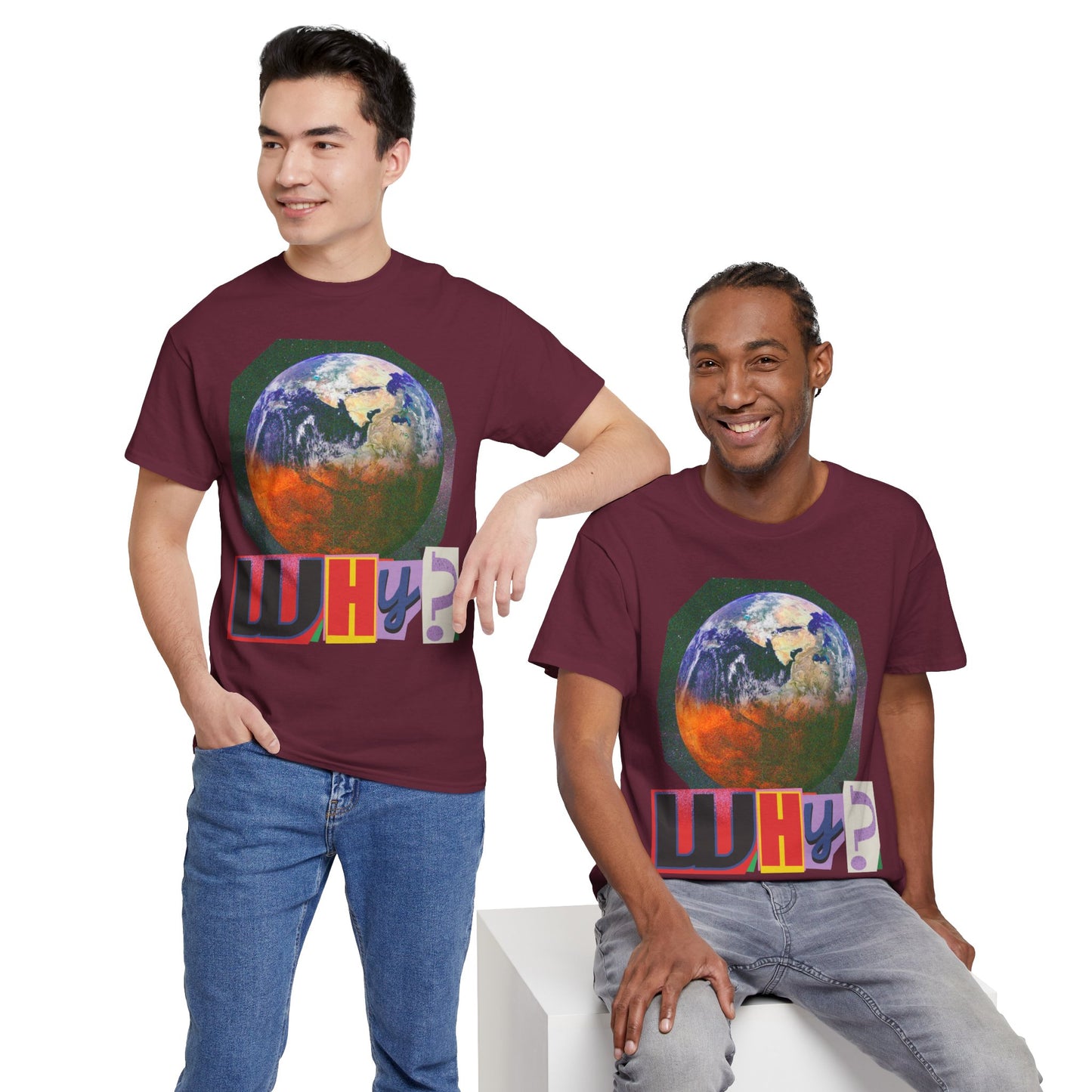 Why? - Earth Graphic T-Shirt