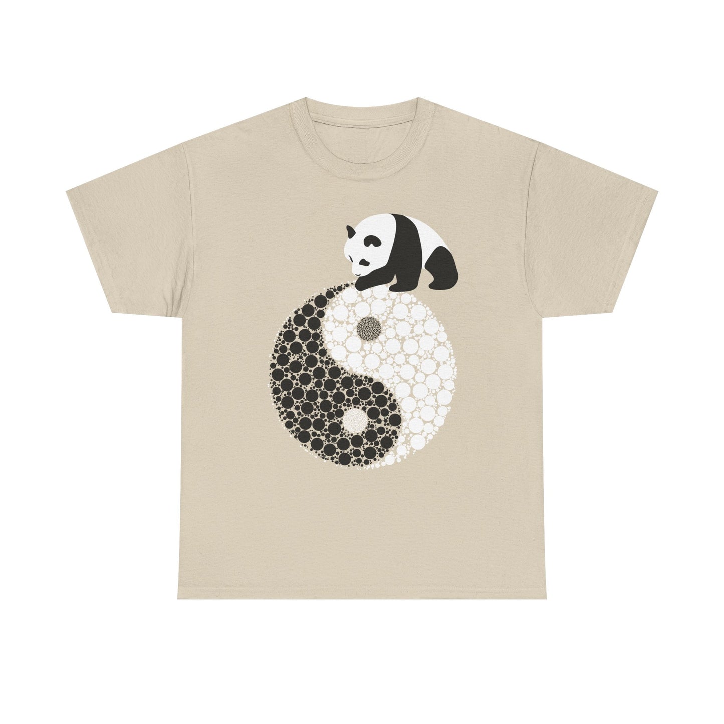 Panda Yin Yang Unisex Heavy Cotton Tee