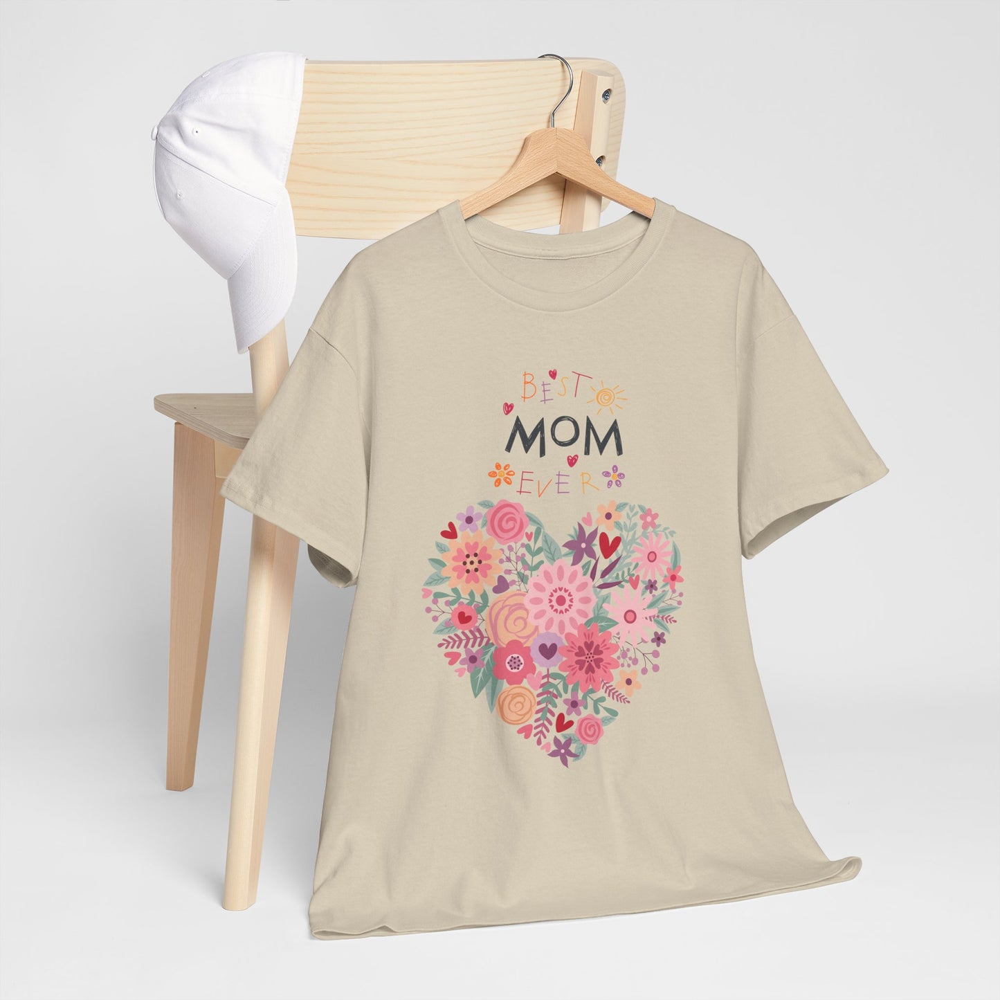 Best Mom Ever Women’s T-Shirt - Floral Apparel
