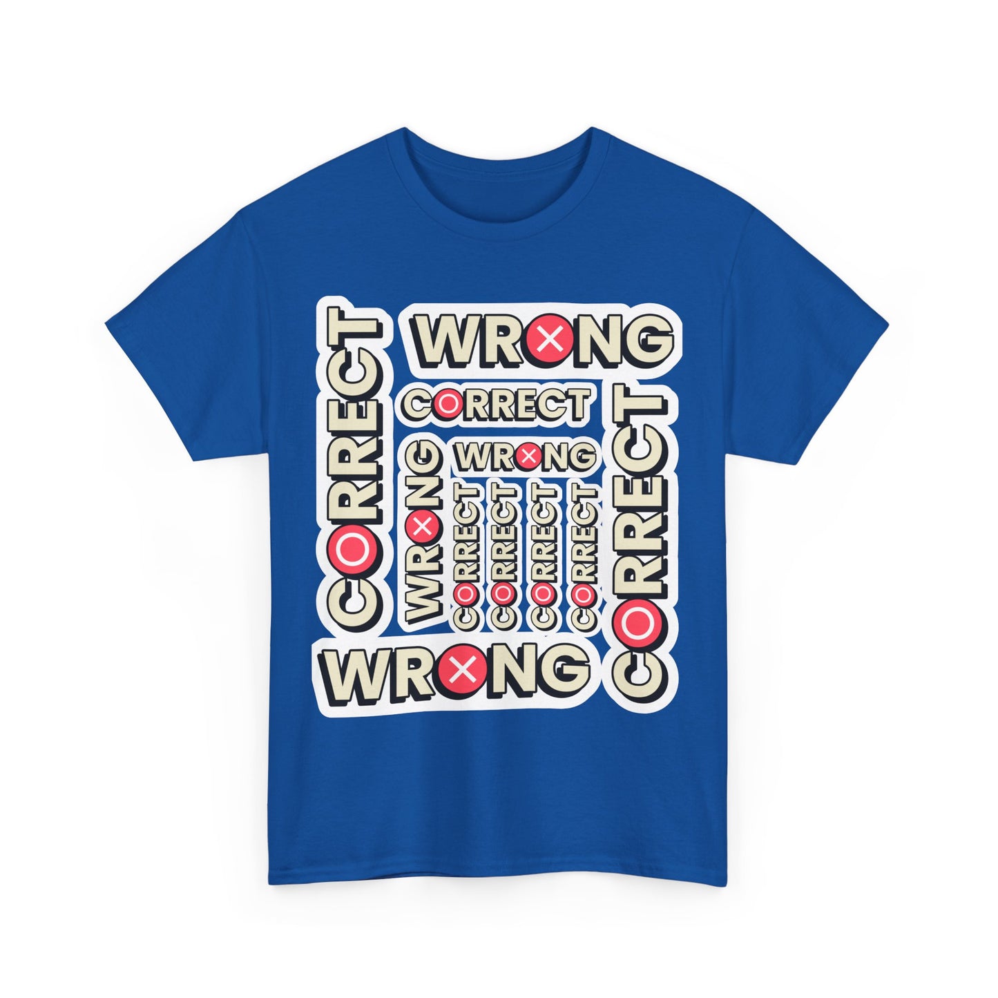 Correct vs. Wrong Unisex Heavy Cotton T-Shirt