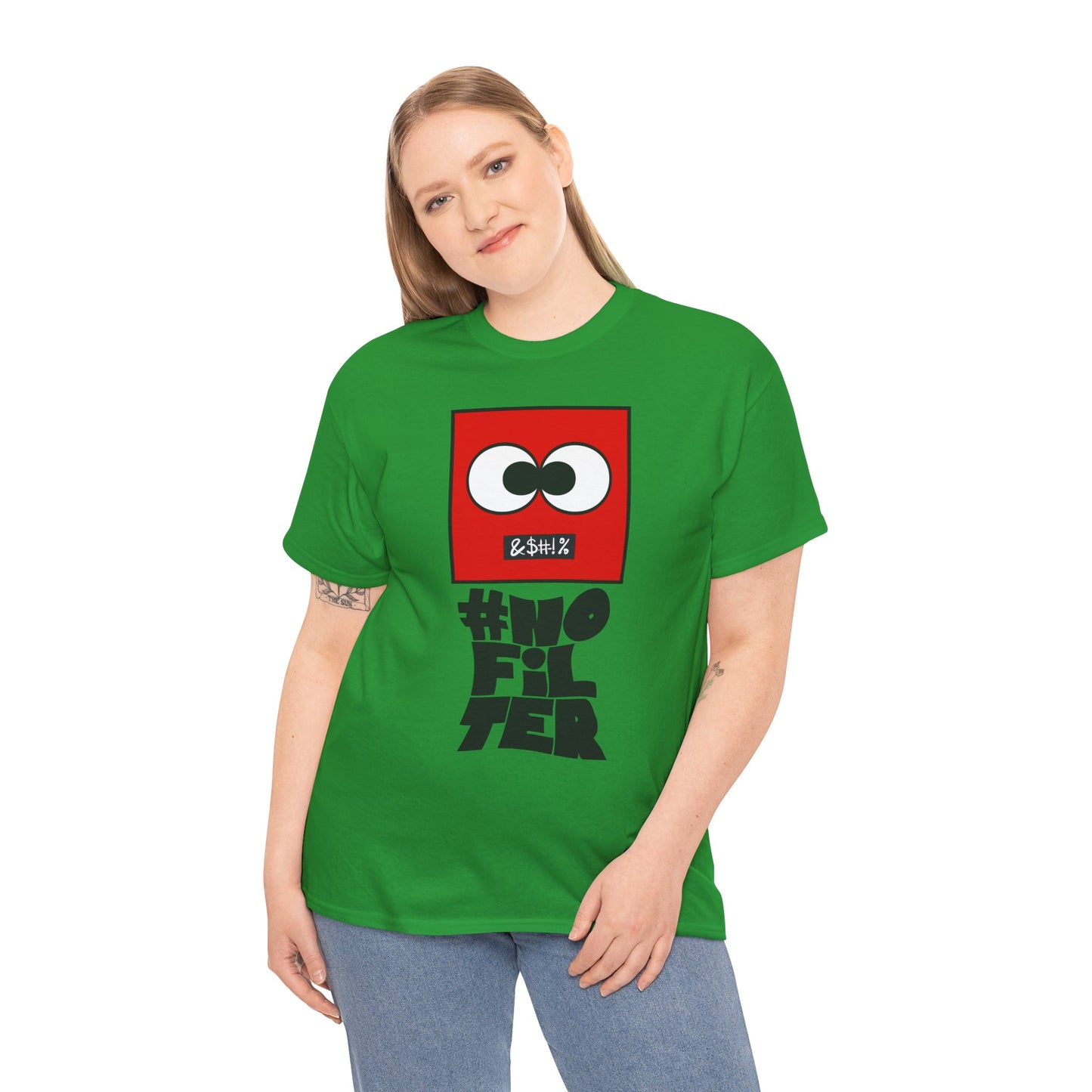 #NoFilter Unisex Casual Graphic T-Shirt