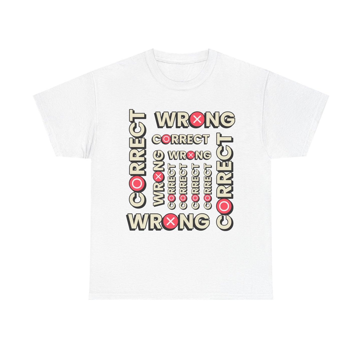 Correct vs. Wrong Unisex Heavy Cotton T-Shirt
