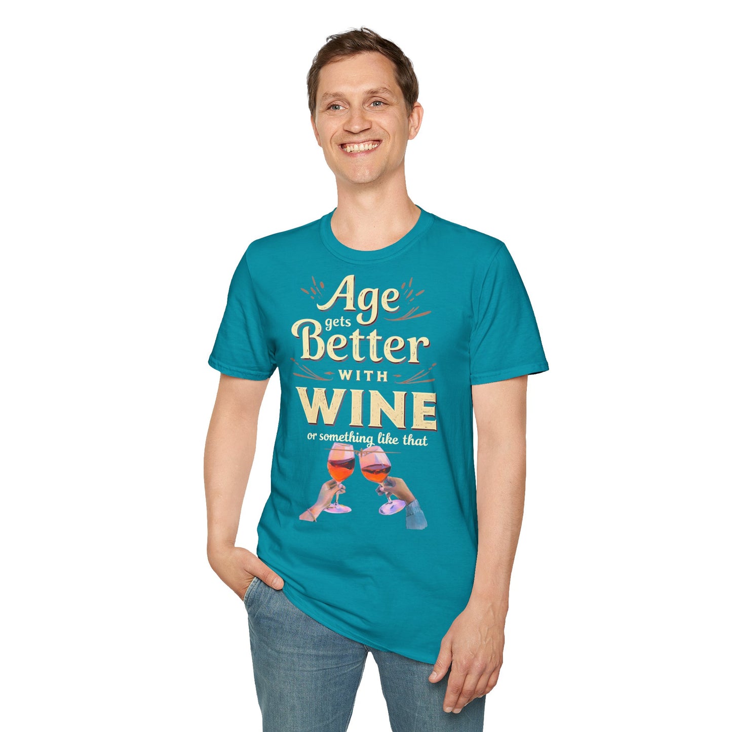 Age Gets Better with Wine Unisex T-Shirt