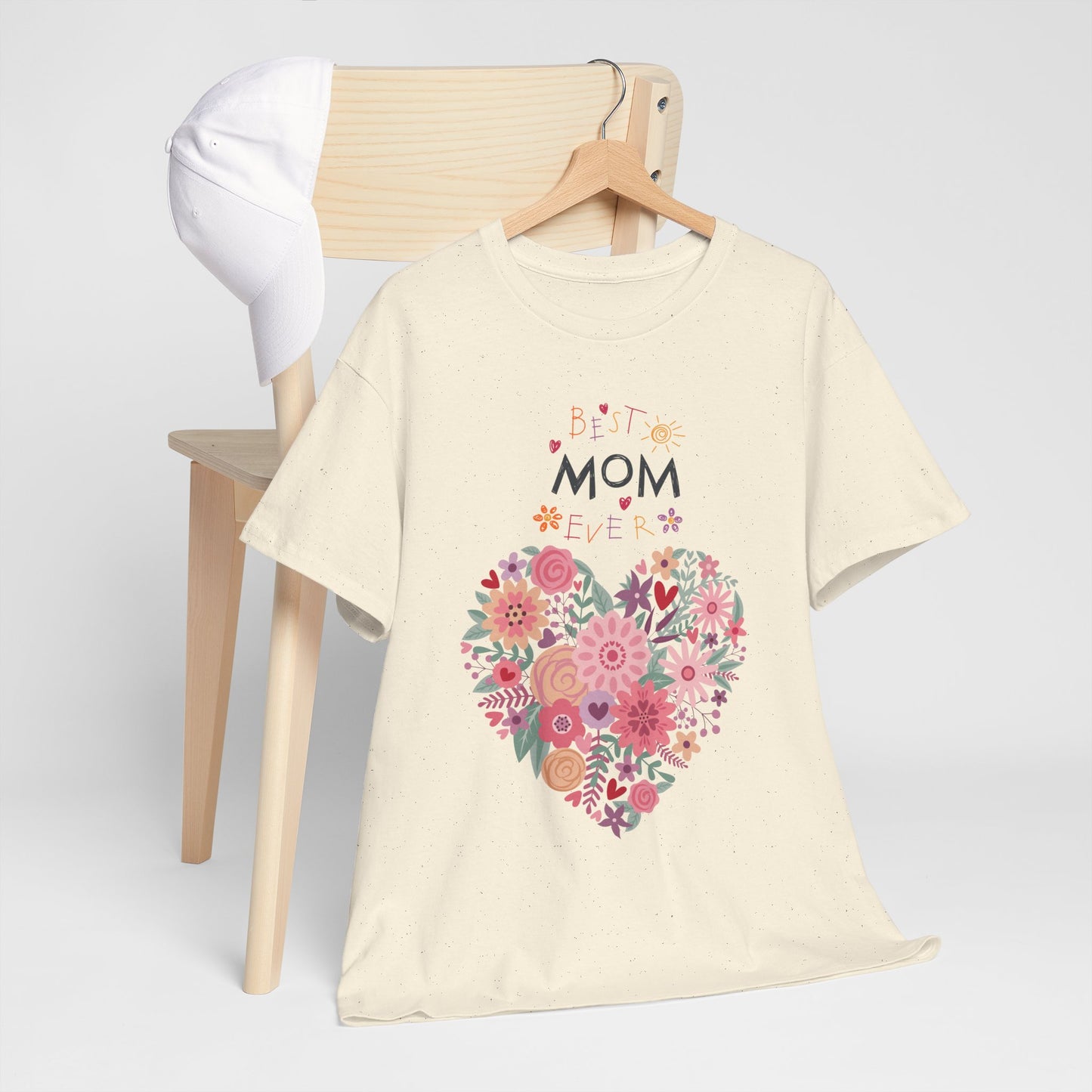 Best Mom Ever Women’s T-Shirt - Floral Apparel