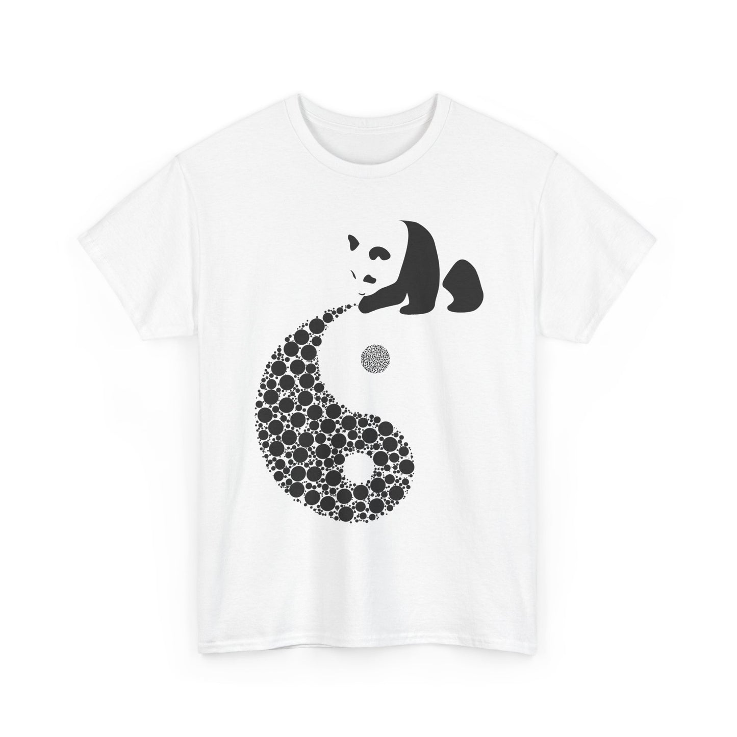 Panda Yin Yang Unisex Heavy Cotton Tee