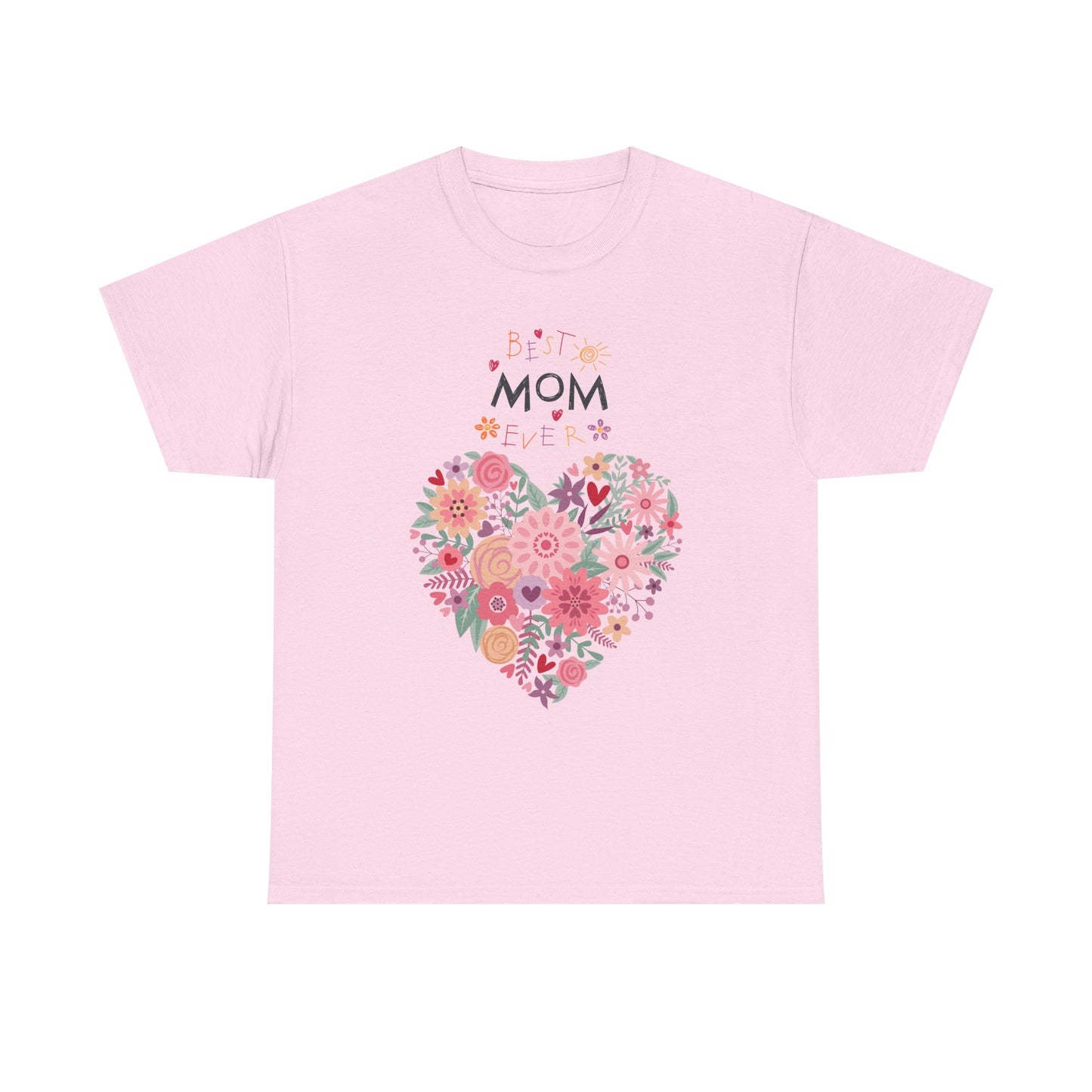 Best Mom Ever Women’s T-Shirt - Floral Apparel