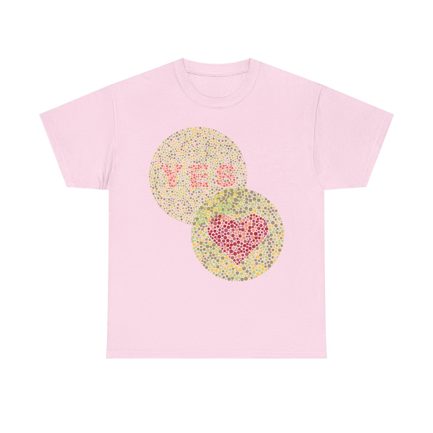 Yes Heart Unisex Heavy Cotton Tee - Affirmative Statement Shirt