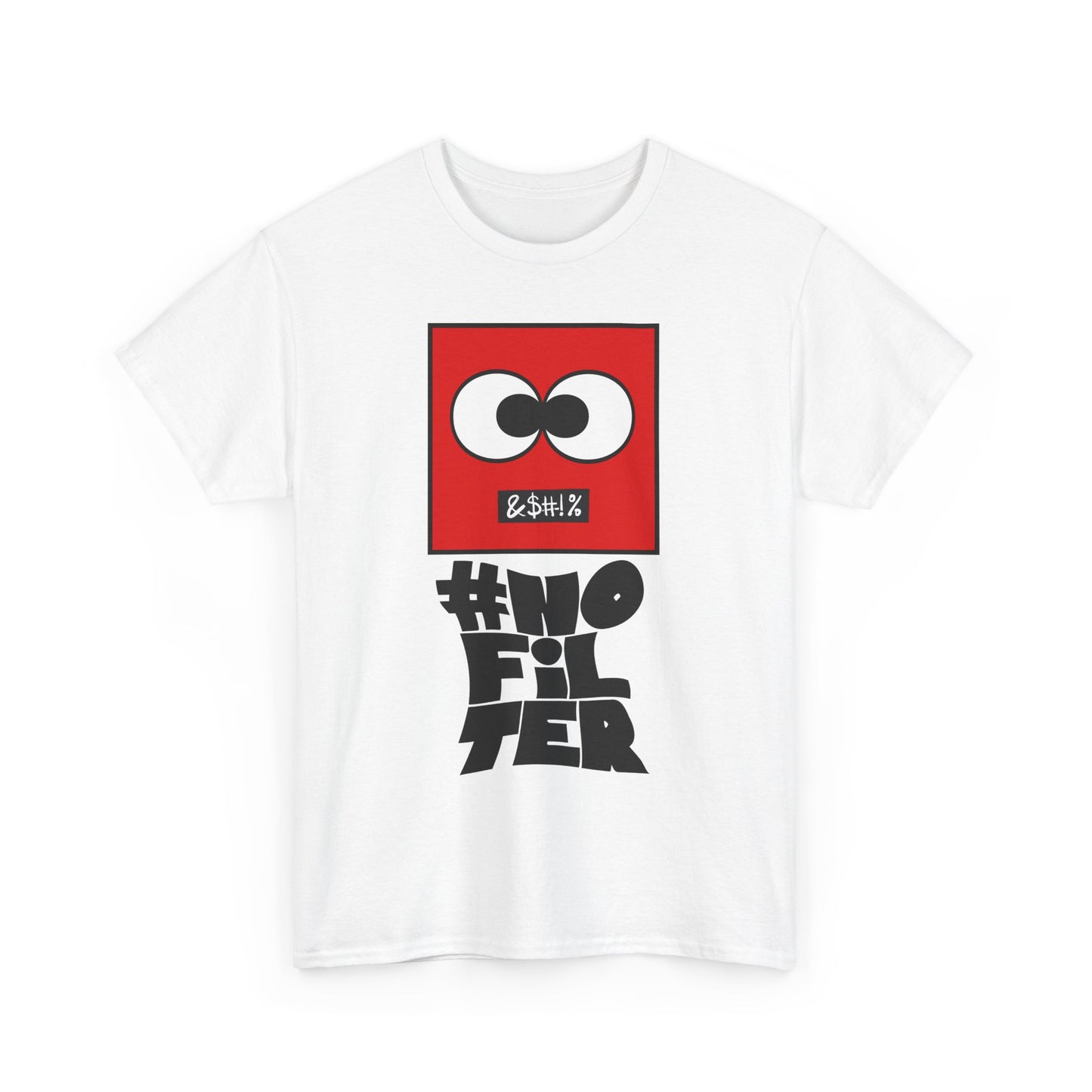 #NoFilter Unisex Casual Graphic T-Shirt