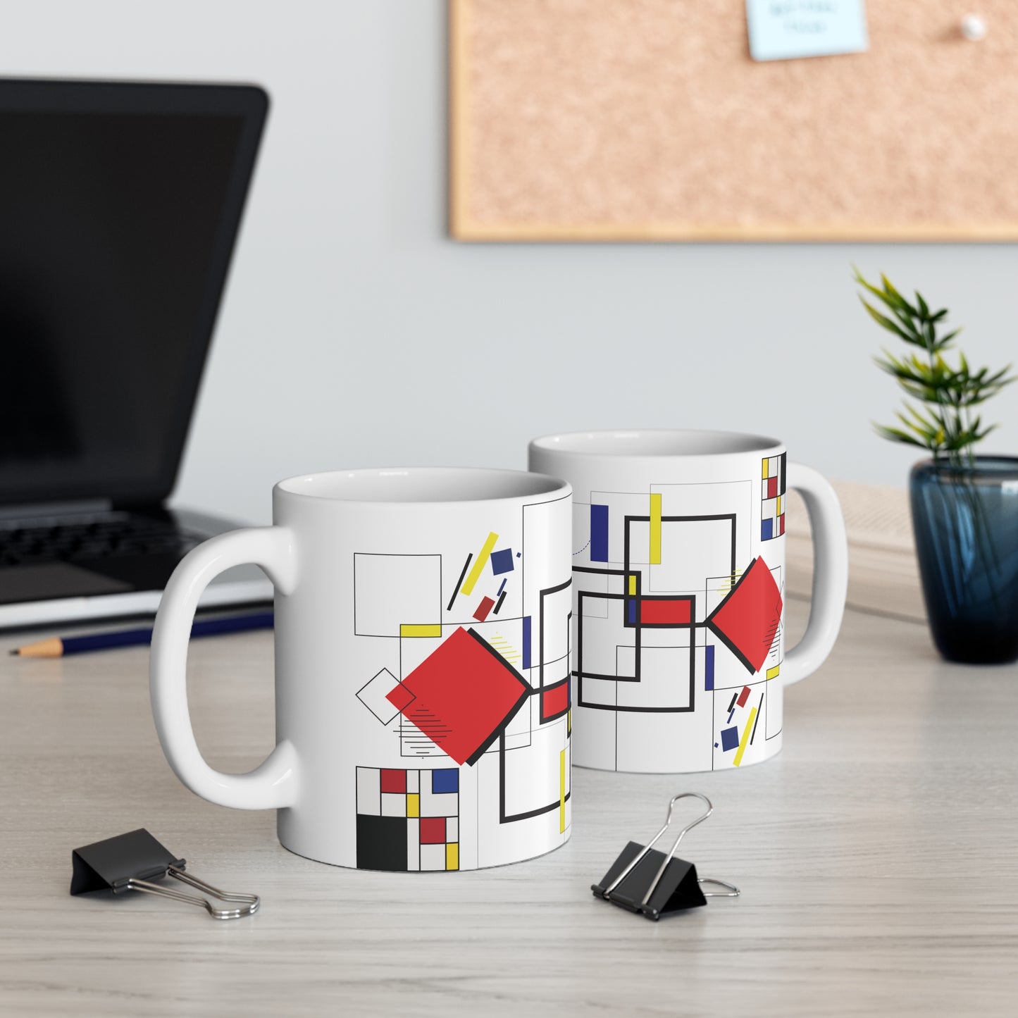 Art mug - 11oz & 15oz - Stylish Geometric Design