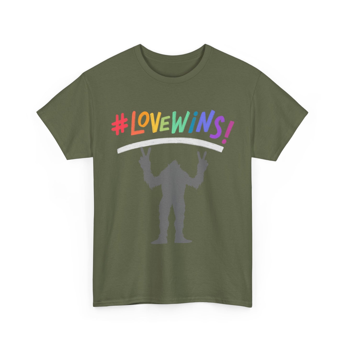 #LOVEWINS! Unisex Heavy Cotton Tee - Celebrate Love and Equality