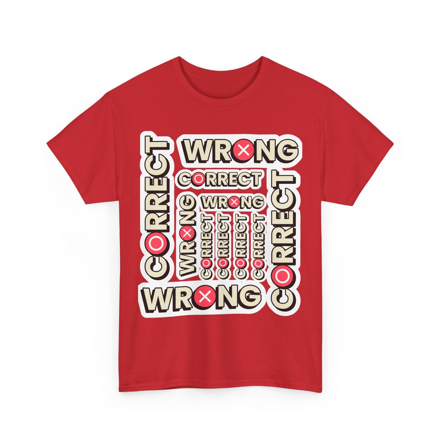Correct vs. Wrong Unisex Heavy Cotton T-Shirt