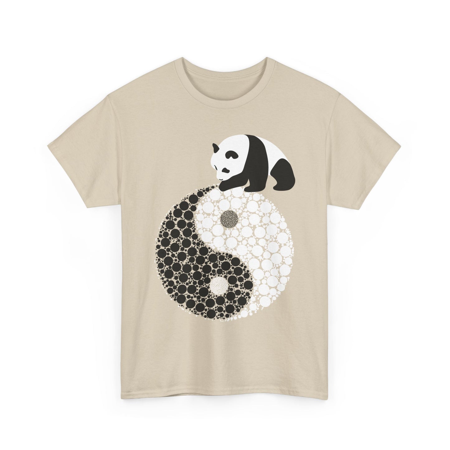 Panda Yin Yang Unisex Heavy Cotton Tee