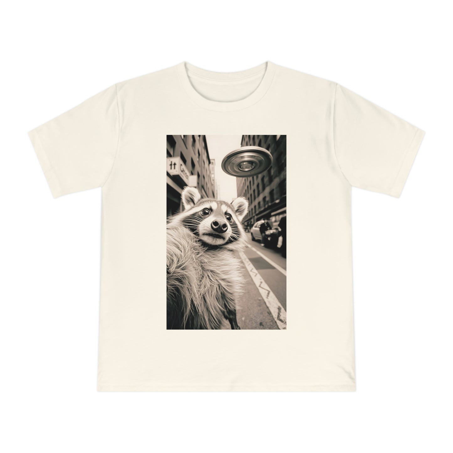 Raccoon in the accident Selfie - Unisex Classic Jersey T-shirt