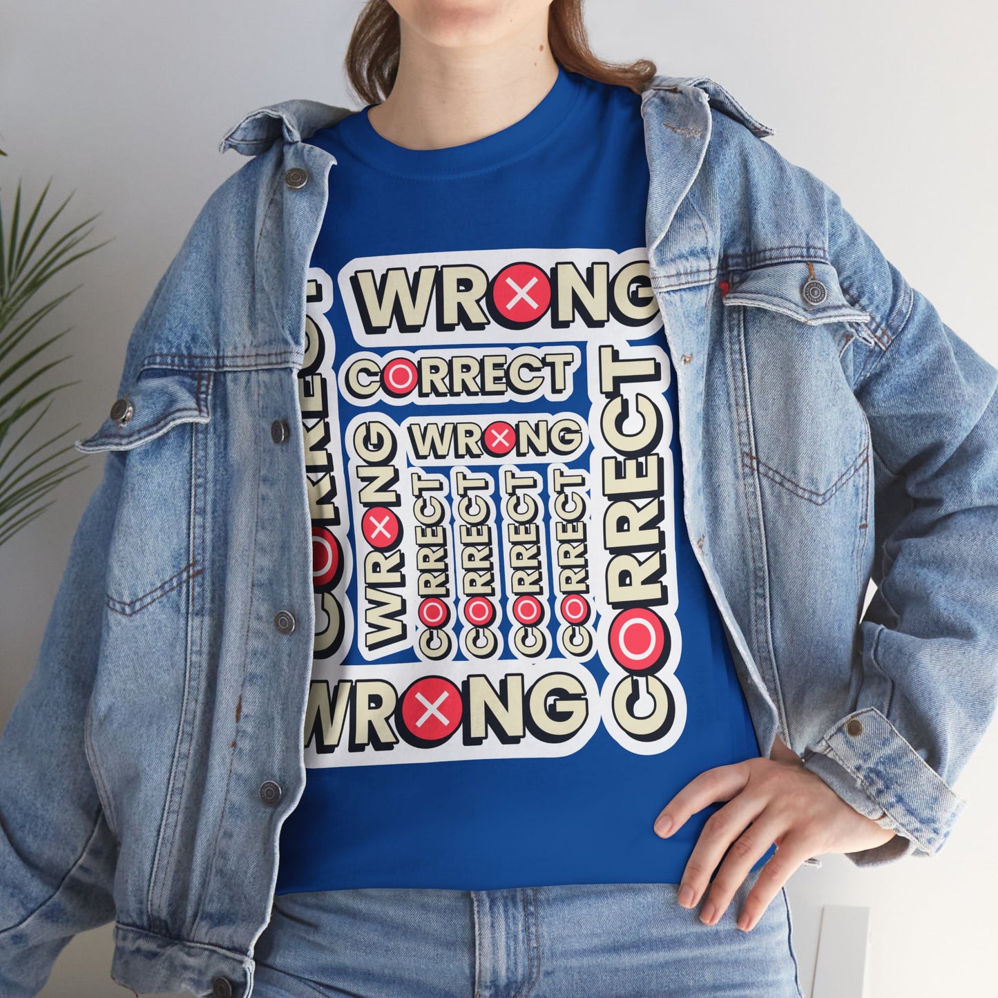 Correct vs. Wrong Unisex Heavy Cotton T-Shirt