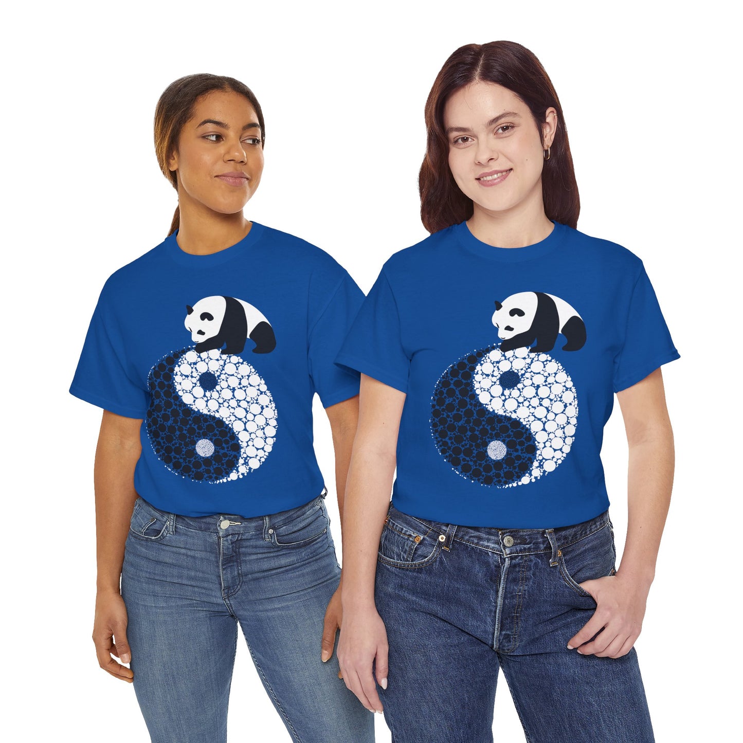 Panda Yin Yang Unisex Heavy Cotton Tee
