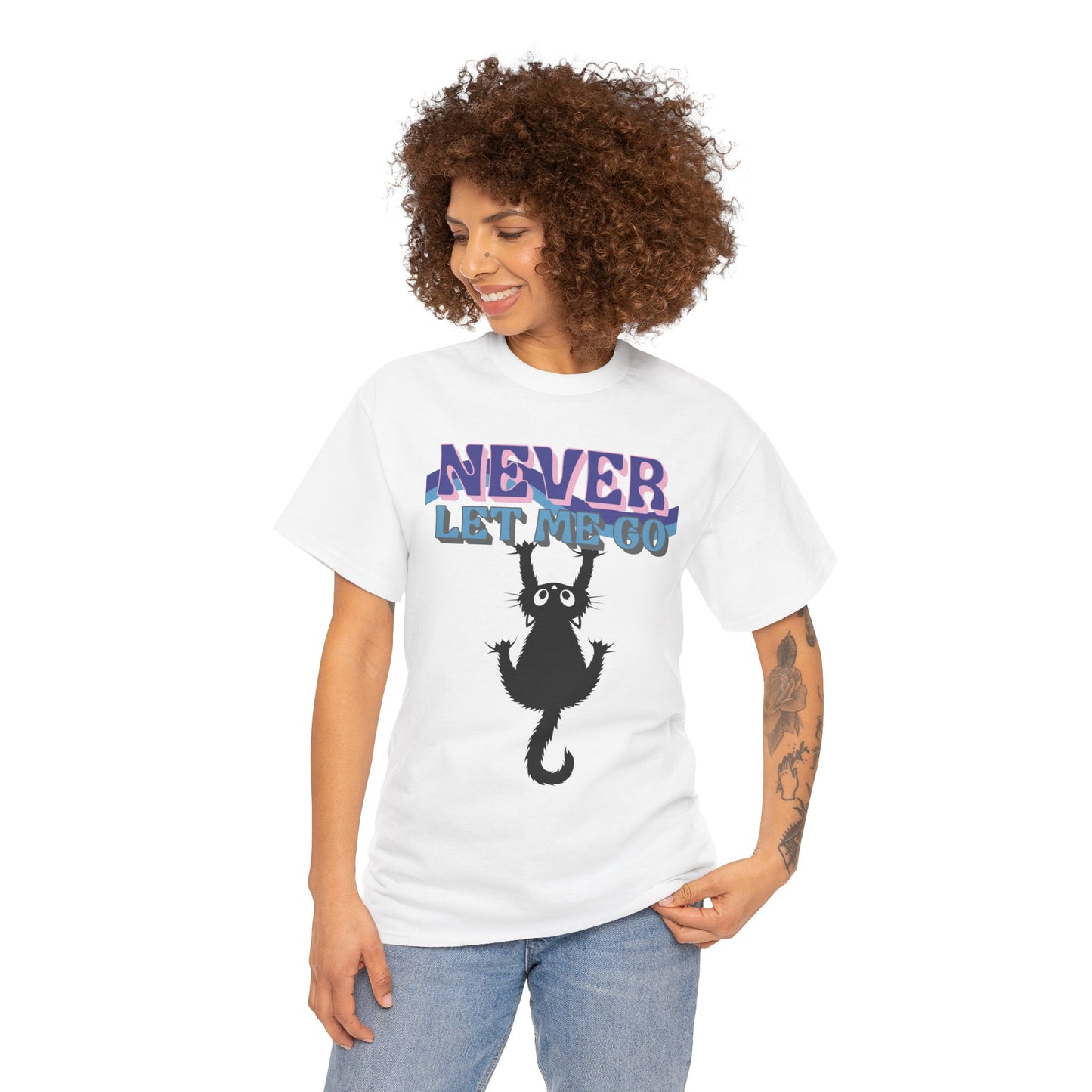'Never Let Me Go' Cat Tee