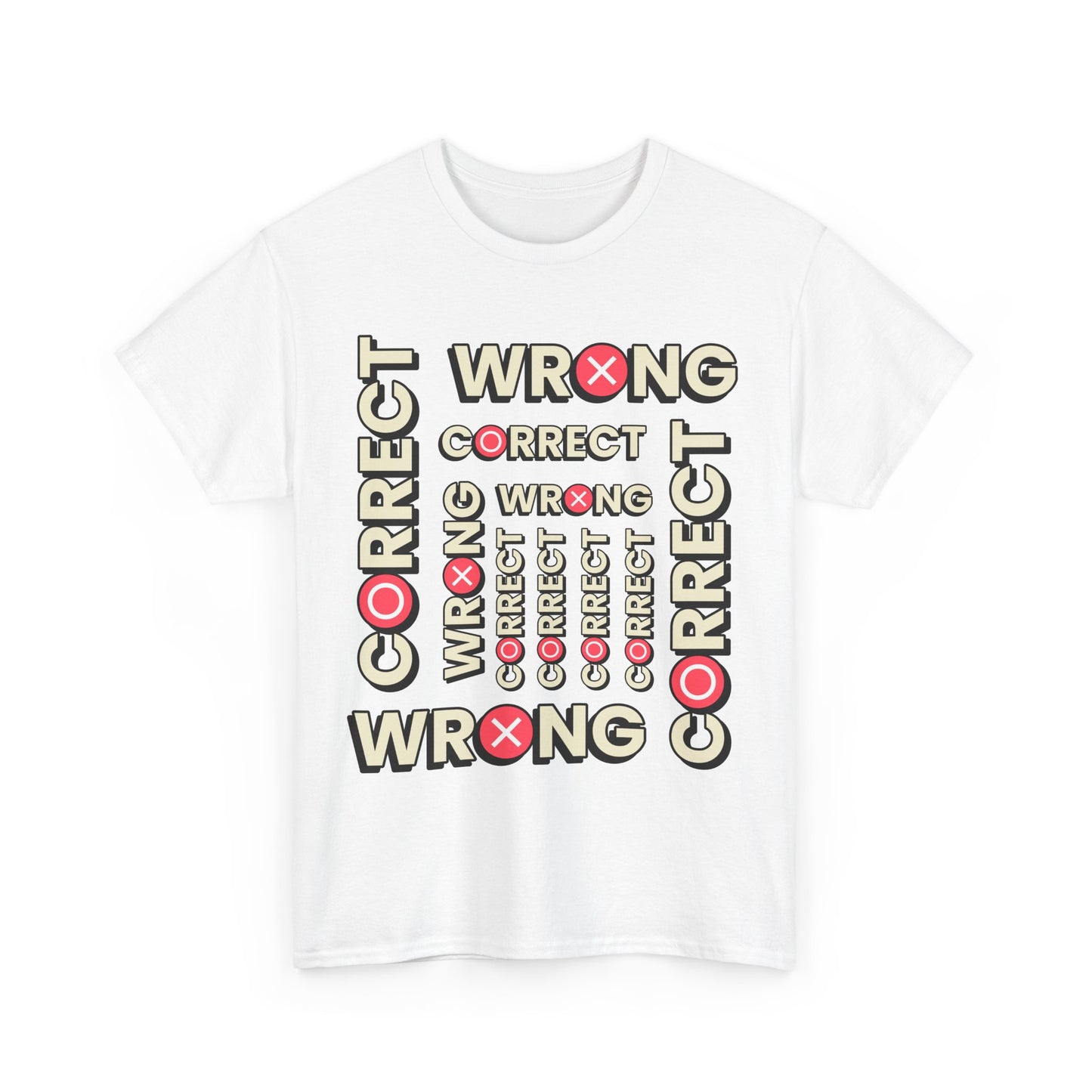 Correct vs. Wrong Unisex Heavy Cotton T-Shirt