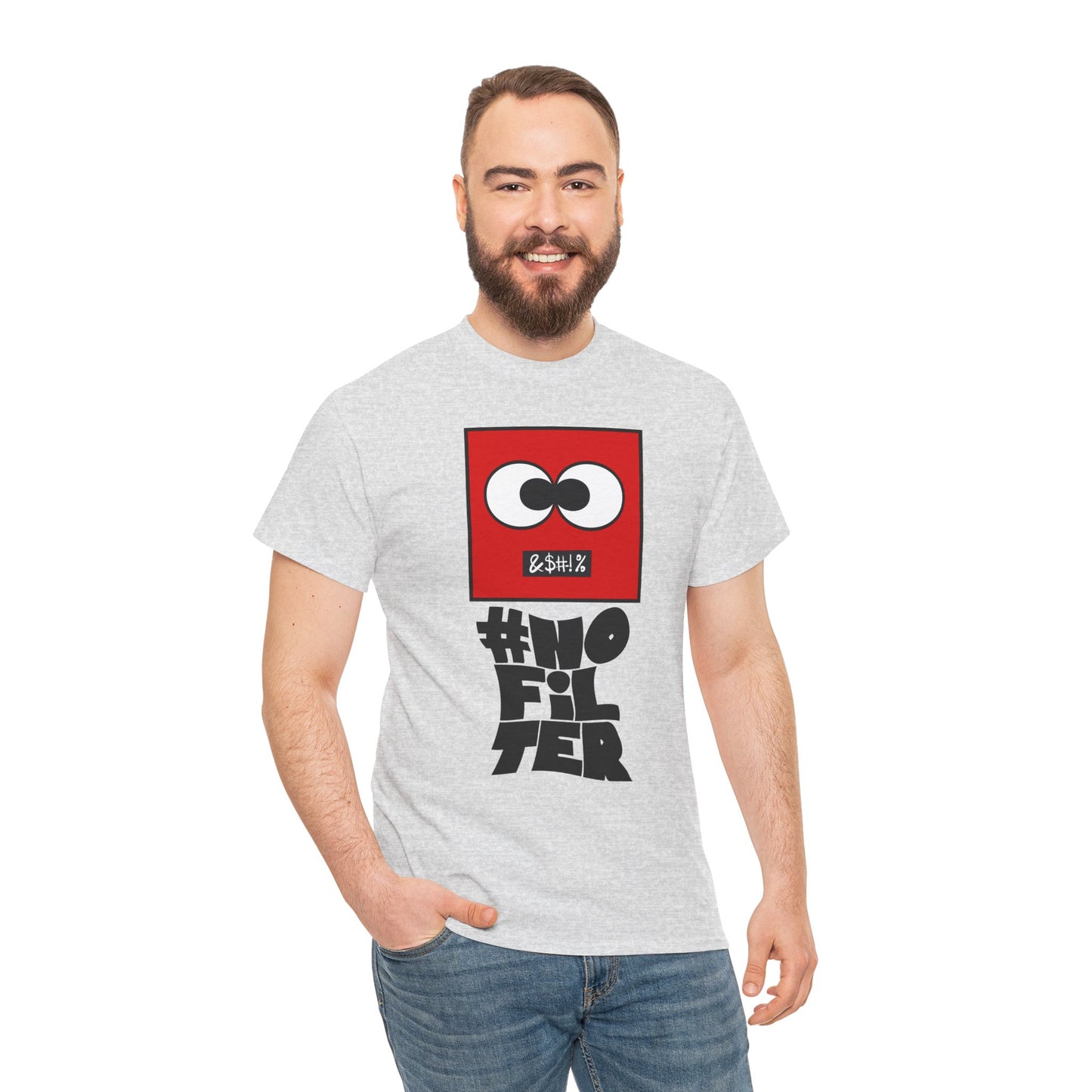 #NoFilter Unisex Casual Graphic T-Shirt