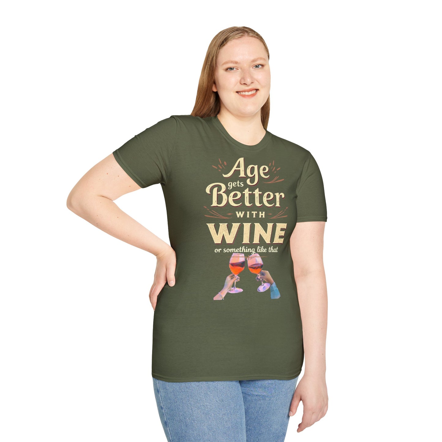 Age Gets Better with Wine Unisex T-Shirt
